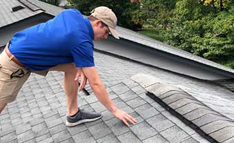 Roof inspection report detailing the findings of a professional roof assessment